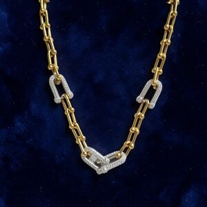 Two Tone Hardware Necklace